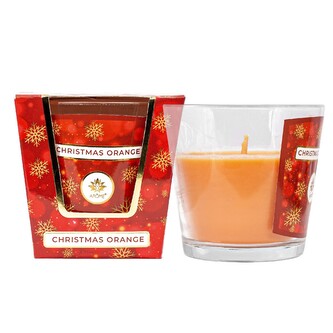 ARÔME Svíčka 120 g, ve skle, Vánoční pomeranč