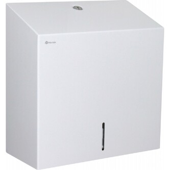 Zásobník na skládané ručníky STELLA MAXI bílý kov