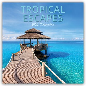 Tropical Escapes - Urlaub in den Tropen 2026 - 16-Monatskalender
