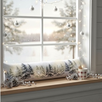 Okenní vánoční svíticí dekorace, Zimní krajina Okenní vánoční svíticí dekorace, Zimní krajina