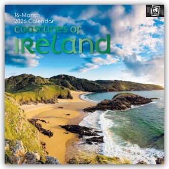 Coastlines of Ireland - Irlands Küsten 2026 - 16-Monatskalender
