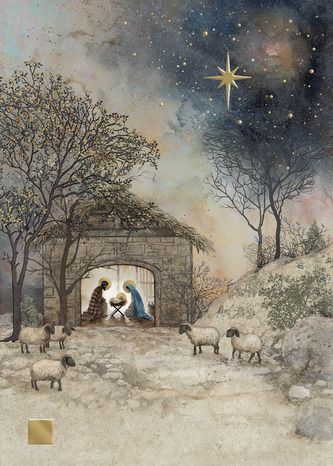 Přání DC043 BUG ART  - vánoční