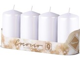 Emocio Válec 4ks 50x90mm Metal Perla bílé svíčky