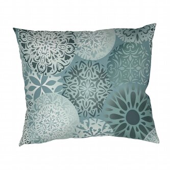 Dadka Povlak na polštář bavlna Mandala mentol 40x50 cm
