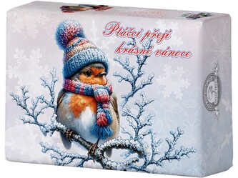 Mýdlo 200g Ptáčci přejí krásné Vánoce Mýdlo 200g Ptáčci přejí krásné Vánoce
