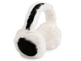 Kožešinové klapky na uši - 1 ks - 3 černá