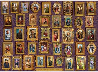 GIBSONS Puzzle Monarchové Anglie 1000 dílků