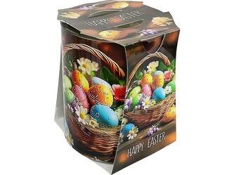 Sklo Verona 73x77 mm Easter Basket, vonná svíčka