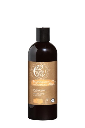 Tierra Verde Šampon dubový s citrusovou vůní 500 ml - pro celou rodinu Tierra Verde Šampon dubový s citrusovou vůní 500 ml - pro celou rodinu