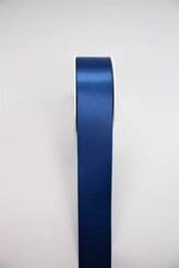 Stuha saténová 15 mm 25 m - modrá tmavá