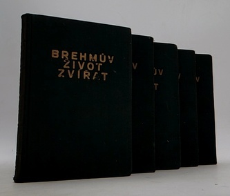Brehmův život zvířat - Práci I.-V. (komplet)