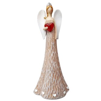 Anděl se svítícím srdcem, 25 cm, polyston PRODEX KH21B8287A