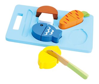 SMALL FOOT Krájení zeleniny a ryby na prkýnku