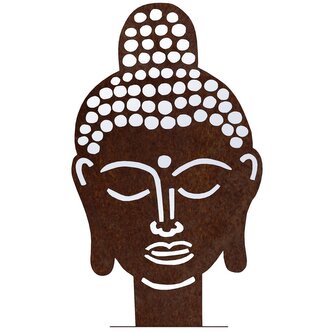 Zahradní dekorace Buddha 50 x 30 cm, corten CORGARDEN 1061