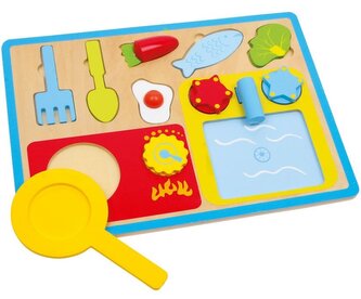 SMALL FOOT Vkládačka Snídaně