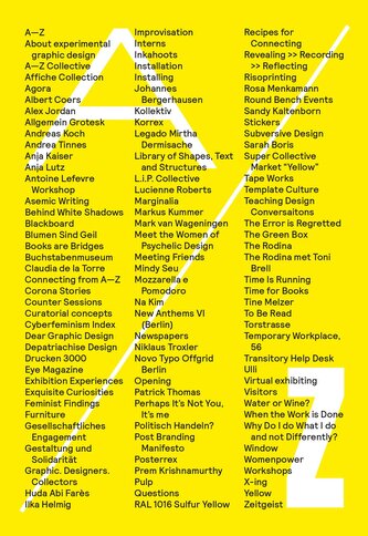 On the Edges of Graphic Design from A-Z