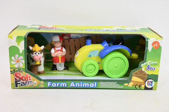 EPEE Farma zestaw autko+2 figurki CW1201