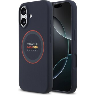 Oracle Red Bull Silicone Red Ring MagSafe kryt iPhone 17 modrý Oracle Red Bull Silicone Red Ring MagSafe kryt iPhone 17 modrý