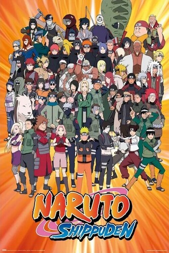 Plakát, Obraz - Naruto Shippuden - Characters, 61 × 91.5 cm