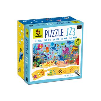 Ludattica - Puzzle 123, nauč se počítat - Moře