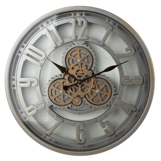 RAMSEY Zegar 50x50x6,5cm ruchomy cichy mechanizm