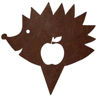 Zahradní dekorace ježek 20 x 20 cm, corten CORGARDEN 1043