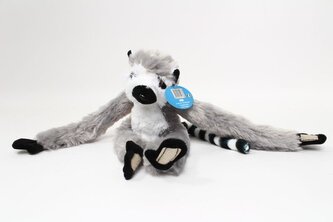 Lemur wiszący z rzepami 30cm 11766