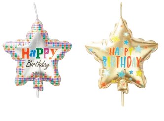 Świeczka urodzinowa w kształcie balonu Happy Birthday