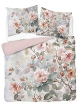 DETEXPOL Francouzské povlečení 3D Růže akvarel micro Polyester - mikrovlákno,  220/200, 2x70/80 cm