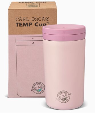 Carl Oscar - Twist n´sip TEMPCup™- termohrnek - růžový