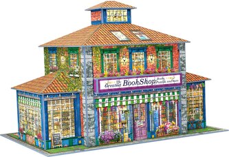 EUROGRAPHICS 3D puzzle Knihkupectví 1389 dílků EUROGRAPHICS 3D puzzle Knihkupectví 1389 dílků