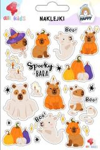 Naklejki dla dzieci Kapibara Halloween