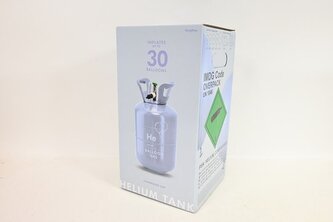 Butla z helem błękit 30balonów 75788