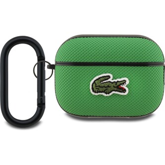 Lacoste Petit Pique Croc Logo Patch pouzdro AirPods Pro 2 zelené