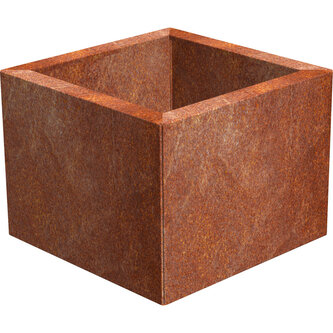 Cube Zahradní květináč 40 x 40 x 30 cm, corten CORGARDEN 1002