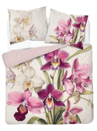 DETEXPOL Francouzské povlečení 3D Orchidej micro Polyester - mikrovlákno, 220/200, 2x70/80 cm