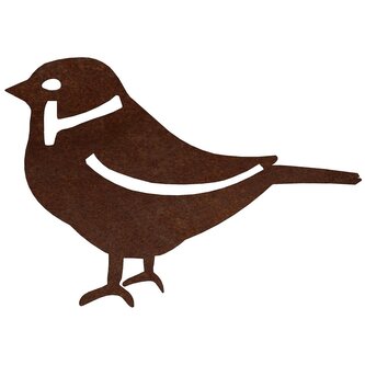 Zahradní dekorace vrabec 3, 15 x 10 cm, corten CORGARDEN 1059