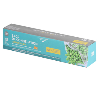 DOCHTMANN Sáčky na potraviny do mrazáku 3l, uzavíratelné 15ks DOCHTMANN Sáčky na potraviny do mrazáku 3l, uzavíratelné 15ks