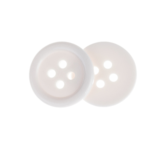Knoflík - sada 6 ks - Bílá - průměr 18 mm Knoflík - sada 6 ks - Bílá - průměr 18 mm