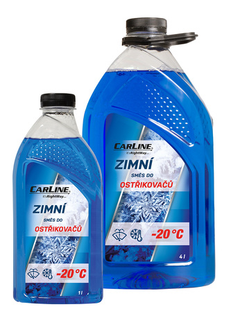 Kapalina do ostřikovačů -20 °C, 1L Carline
