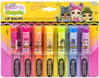CRAYOLA Ovocné balzámy na rty LOL - 7 příchutí