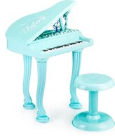 ECOTOYS Dětské elektrické piano modré