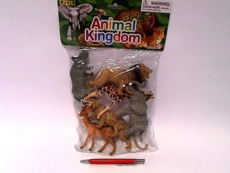 Zwierzęta dzikie 12cm 6szt HSH060 04847