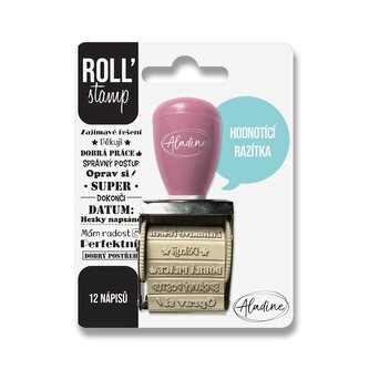 Otočné razítko s nápisy Aladine Roll' Stamp - Hodnoticí razítka Otočné razítko s nápisy Aladine Roll' Stamp - Hodnoticí razítka