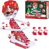 Kolejka świąteczna zjeżdżalnia mikołaje