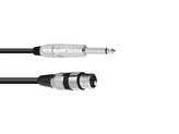 Kabel ACX-50 XLR samice - Jack 6,3 mono, 5 m