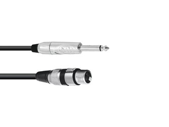 Kabel ACX-50 XLR samice - Jack 6,3 mono, 5 m