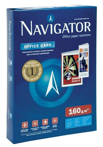 Papier xero A3 160 g Naviato Office Card IGEPA 8248B16