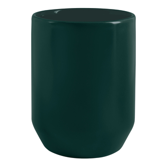 Spirella kelímek na kartáčky JARO, tmavě zelený, keramika