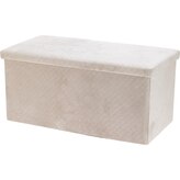 HOMESTYLING Taburet s úložným prostorem VELVET 76x38x38 cm KO-491016000